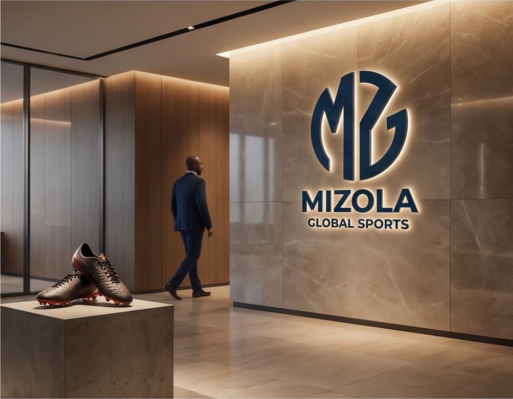 Mizola Global Sports reception wall